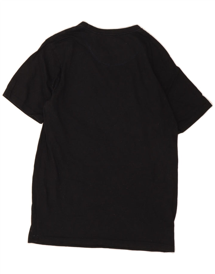 ELLESSE Mens T-Shirt Top Small Black Cotton Vintage Ellesse and Second-Hand Ellesse from Messina Hembry 