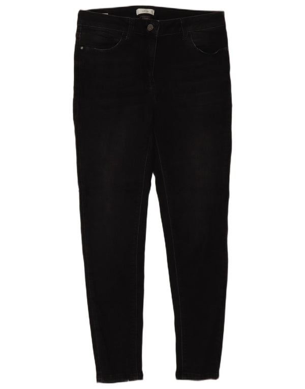 oltre Damskie Skinny Jeans UK 10 Small W30 L28 Czarna bawełna