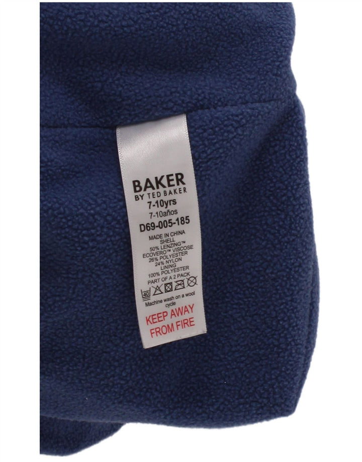 Czapka chłopięca Ted Baker Knit Beanie 9-10 lat, niebieska wiskoza
