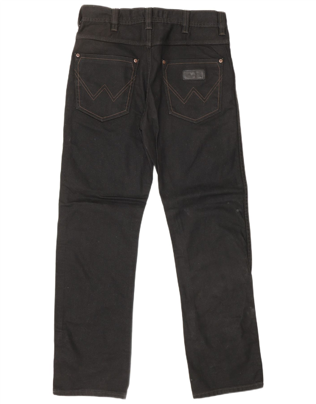 Męskie jeansy WRANGLER Wesley Straight W30 L32, czarne, bawełniane