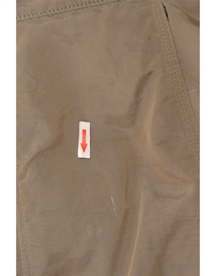 PEUTEREY Damski ocieplany płaszcz z kapturem IT 48 XL Khaki, poliamid