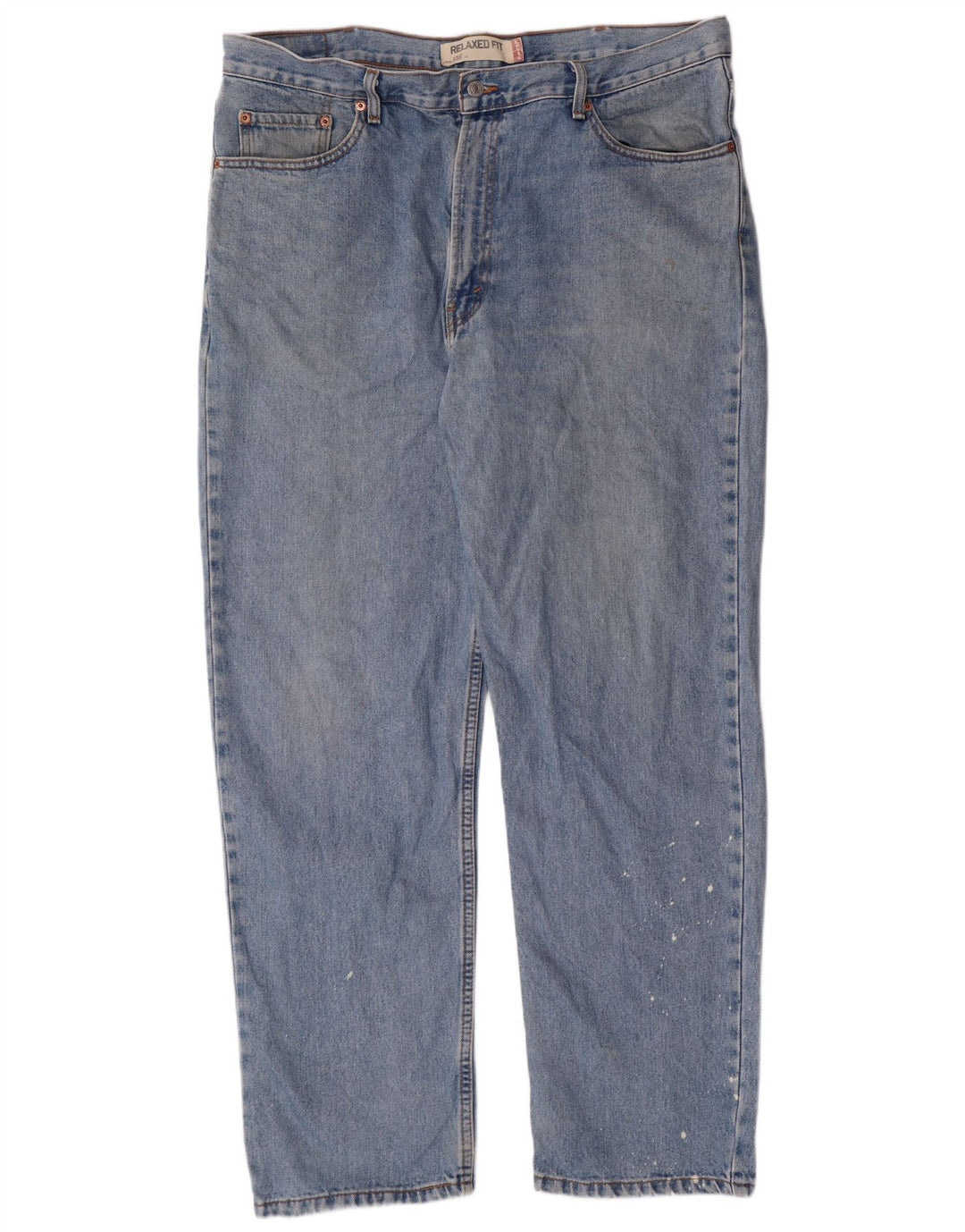 Męskie jeansy LEVI'S 550 o swobodnym kroju W40 L32, niebieska bawełna