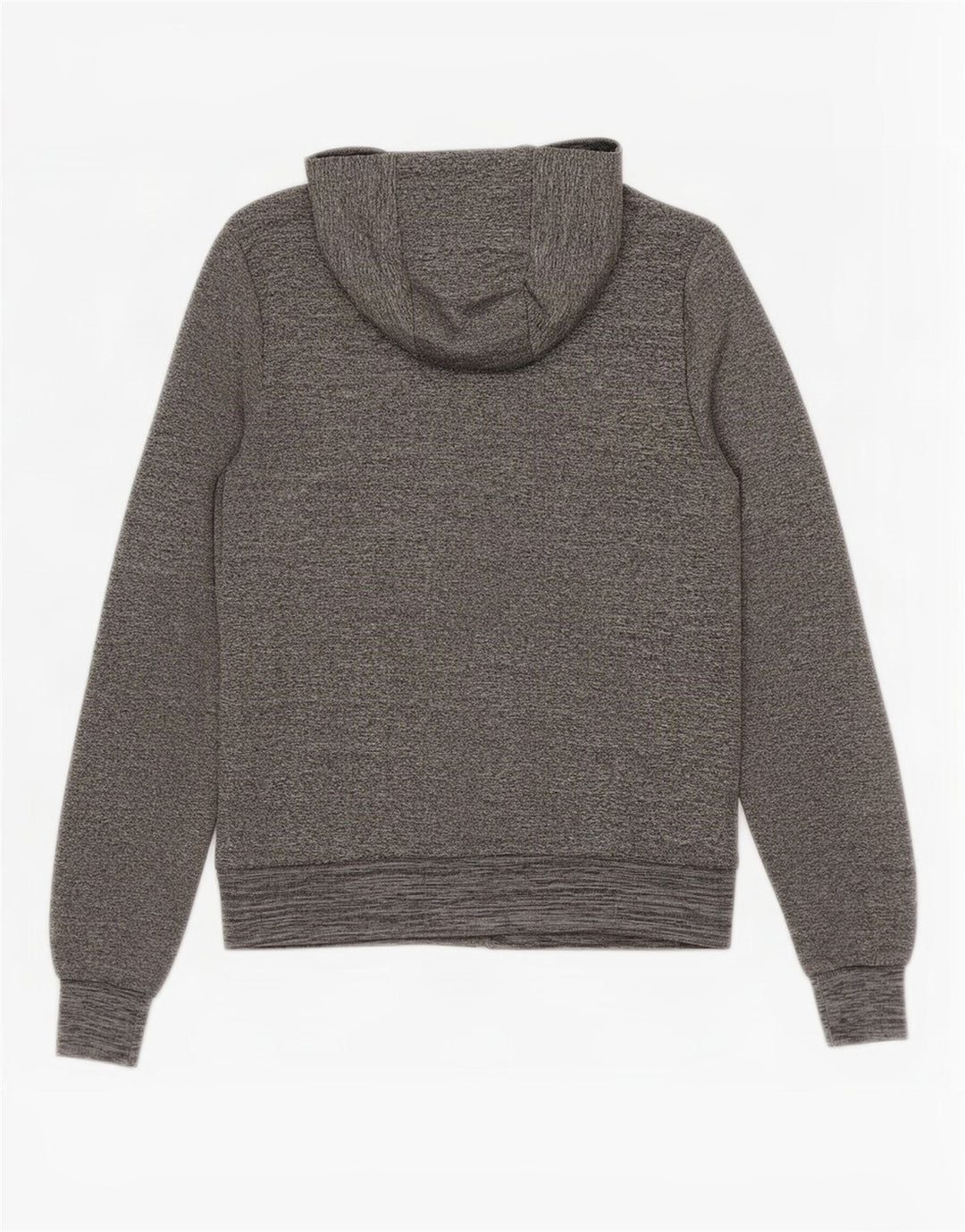 Damski sweter z kapturem i zamkiem Ellesse UK 8, mały, szary poliester z blokami kolorów