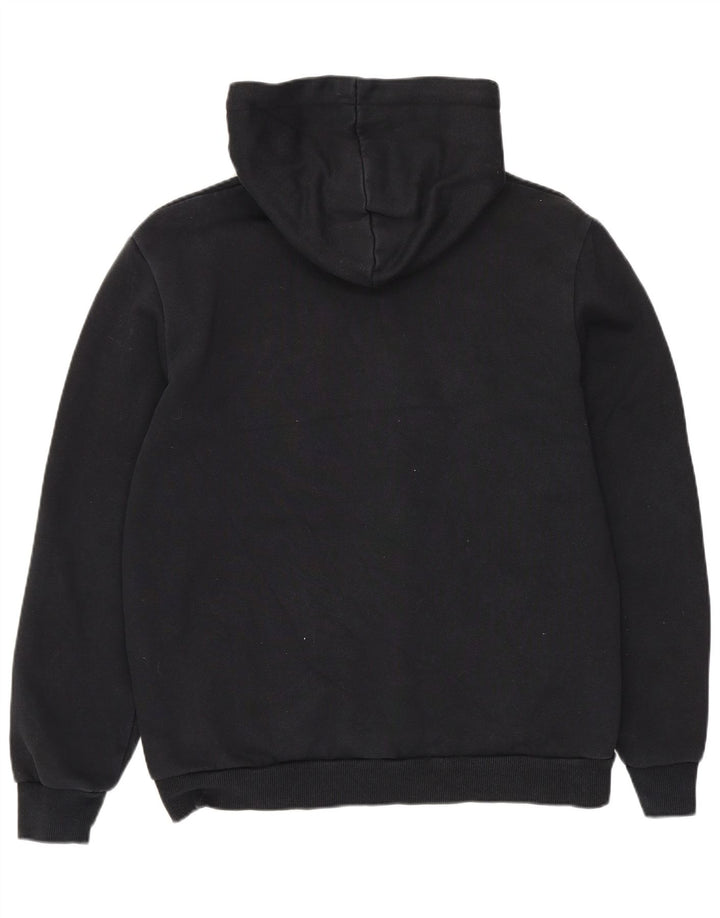 Męski sweter z kapturem Puma z grafiką, mały, czarny, bawełniany