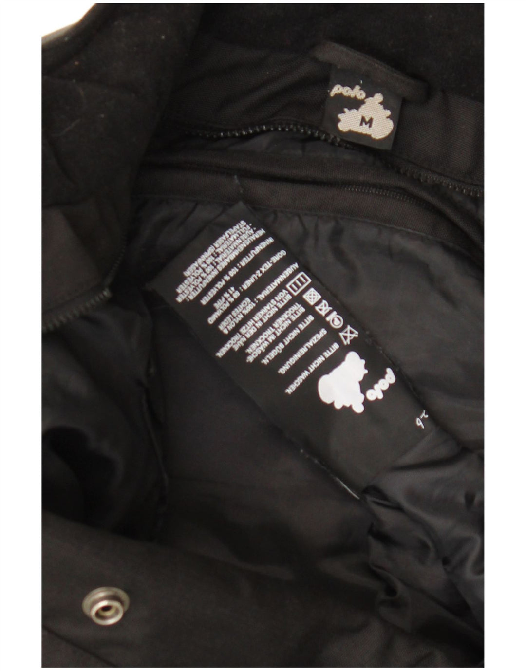 Męska kurtka gore-tex racer POLO UK 38, nylon w kolorze średniej czerni