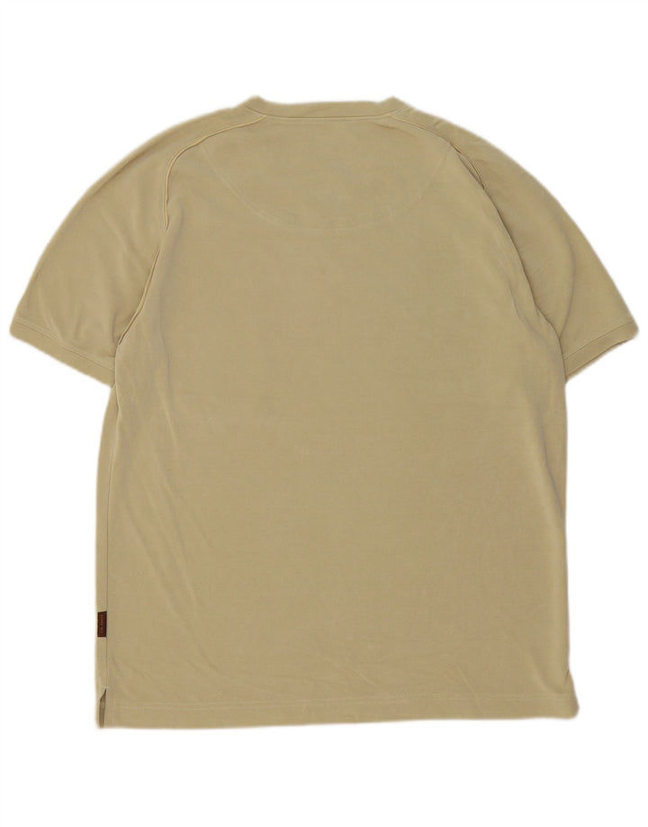 Ted Baker Męski T-shirt, rozmiar 4, duży, bawełniany khaki