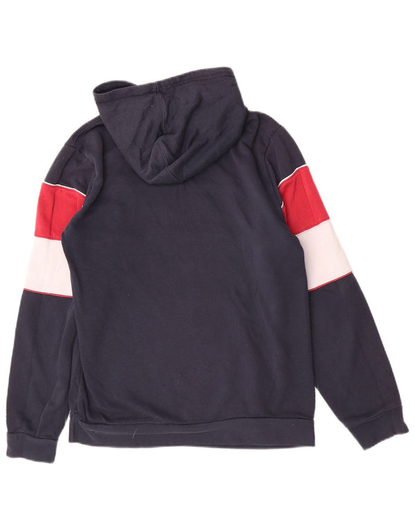 Chłopięcy sweter z kapturem Champion Graphic 13-14 lat XL, granatowy, blok kolorów