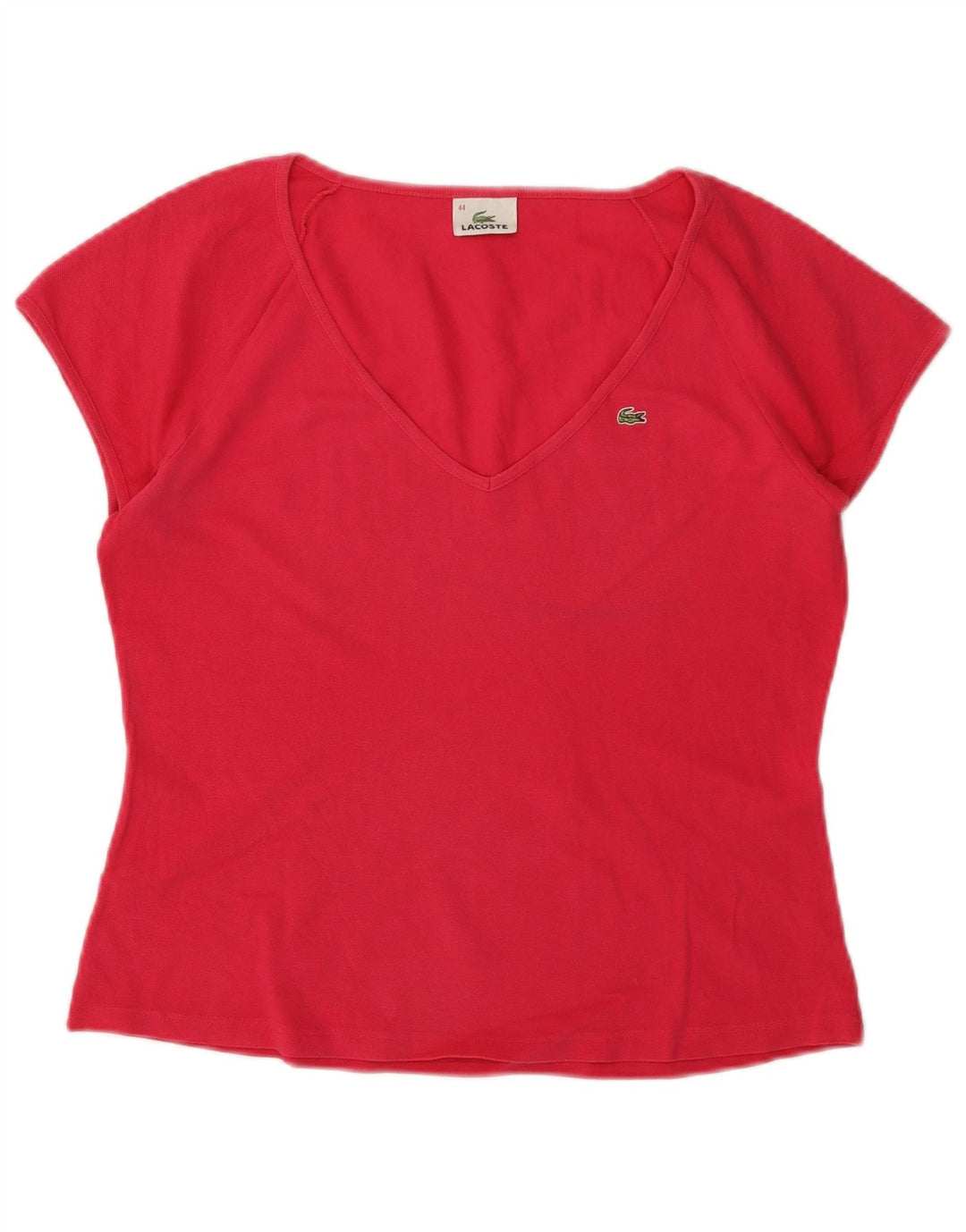 T-shirt damski LACOSTE, rozmiar 44, duży, czerwony