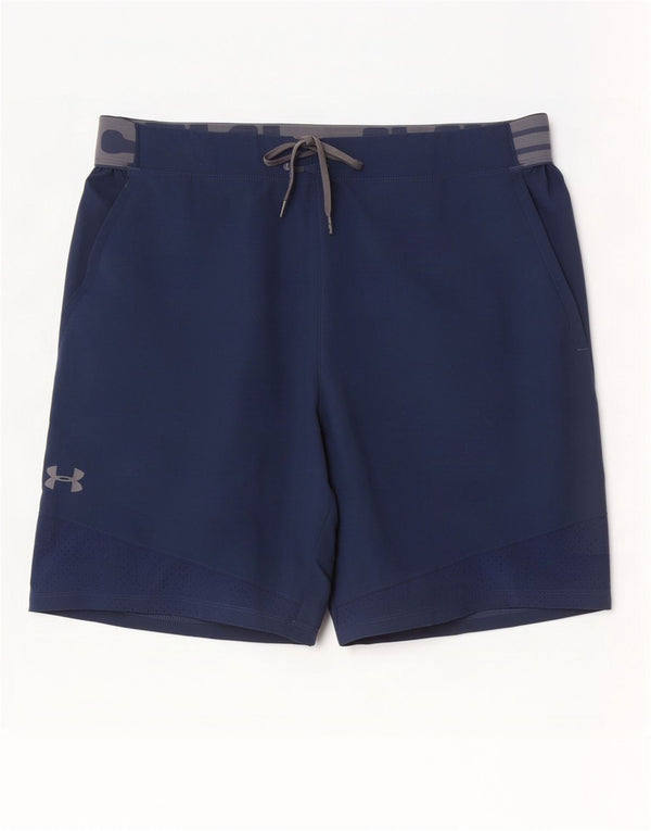 Męskie spodenki sportowe Under Armour Heat Gear Graphic XL w kolorze granatowym