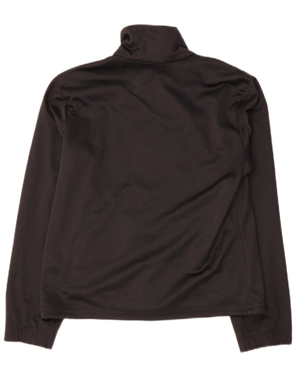 Damska bluza dresowa Lotto Crop Top Jacket UK 14 Średni czarny poliester