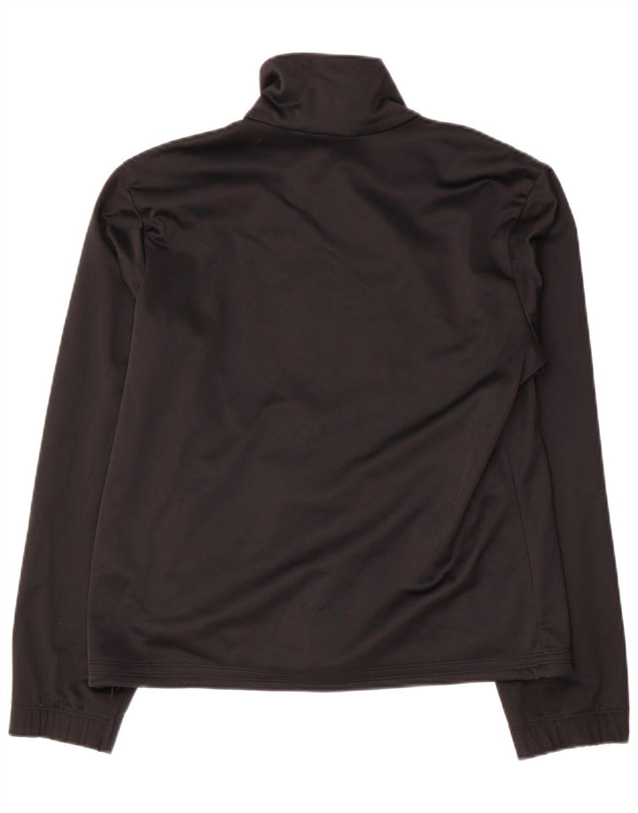 Damska bluza dresowa Lotto Crop Top Jacket UK 14 Średni czarny poliester