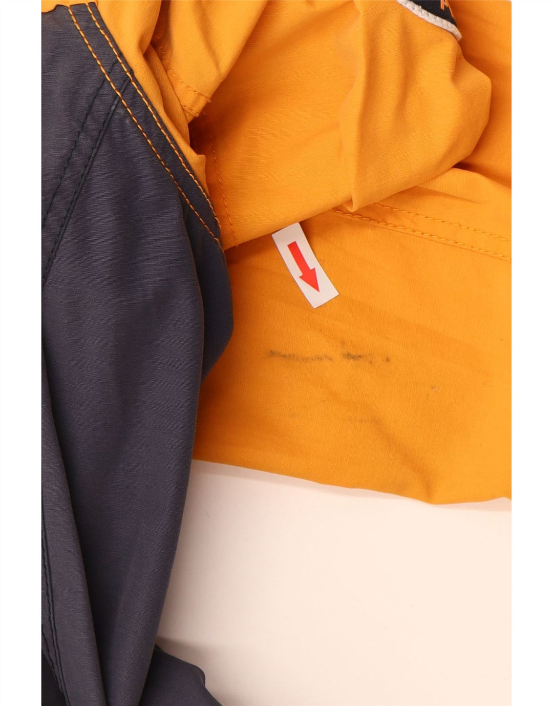 Męska wiatrówka Superdry Graphic UK 40, duży pomarańczowy blok kolorów
