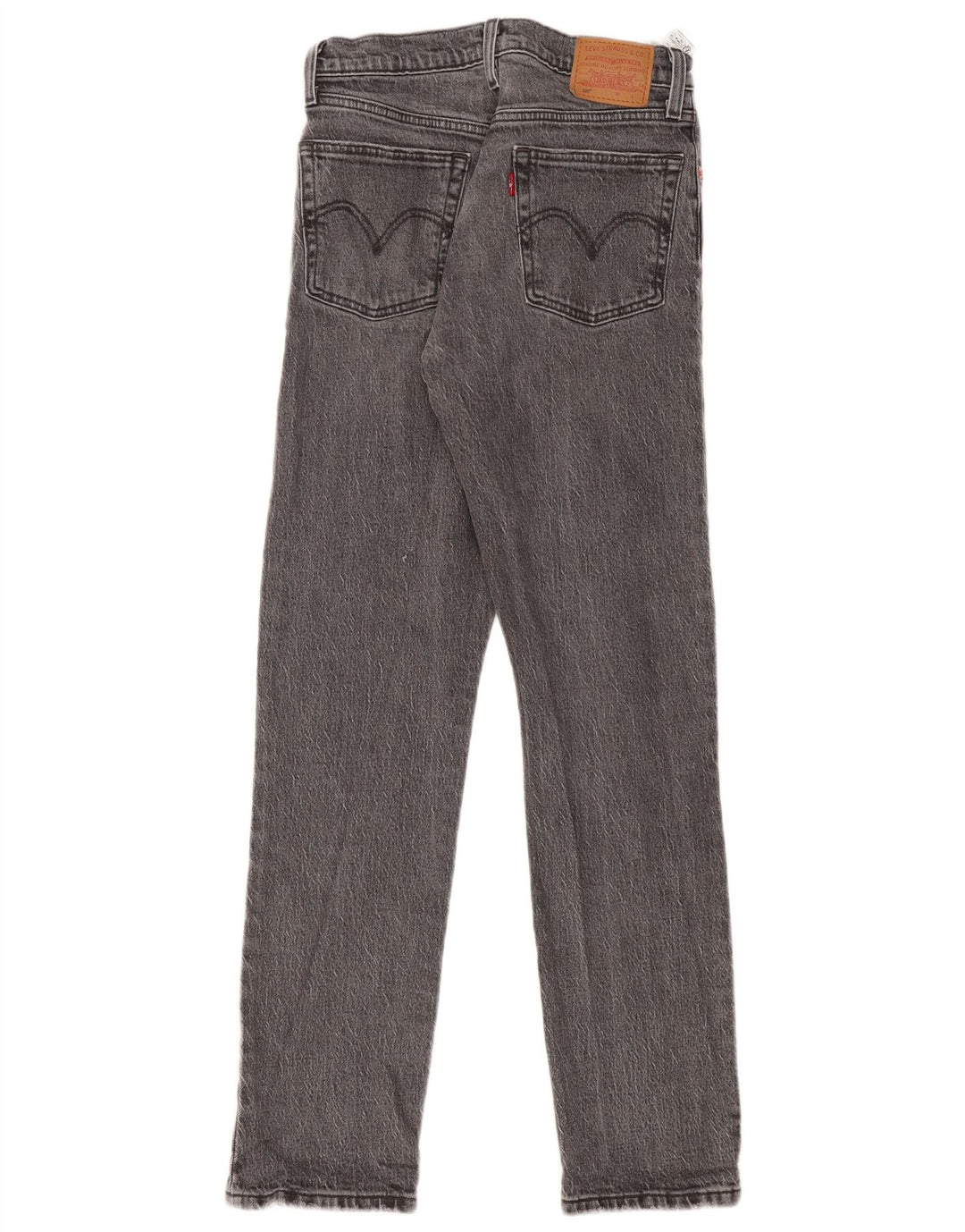 Damskie dżinsy Levi's 501 Straight W26 L30 Szara bawełna