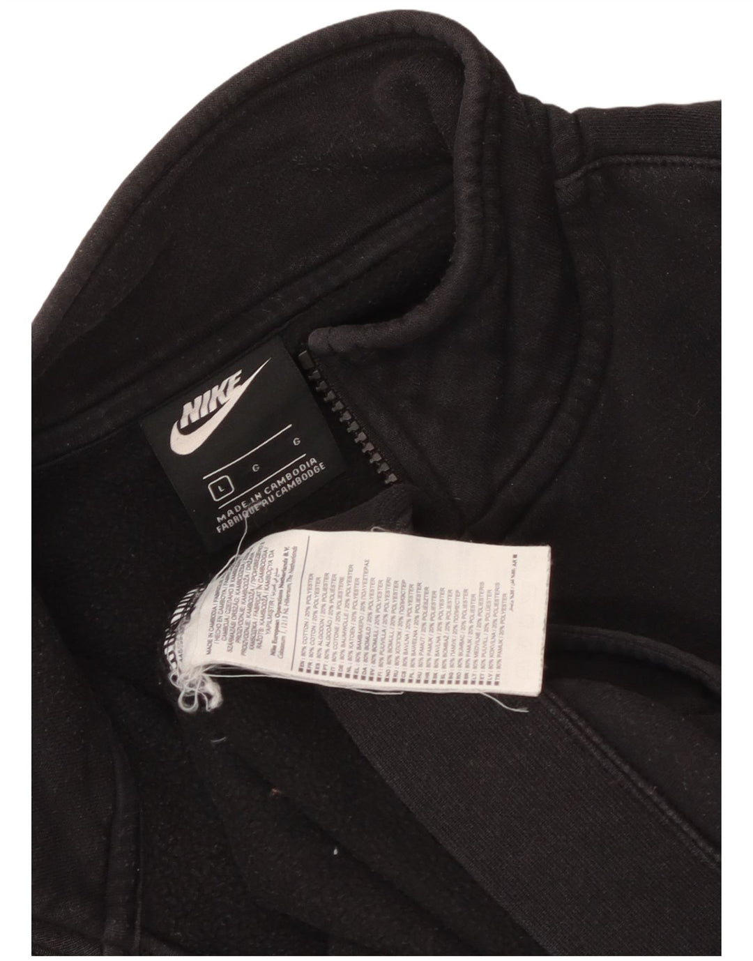 Męska bluza dresowa Nike, duża, czarna, bawełniana