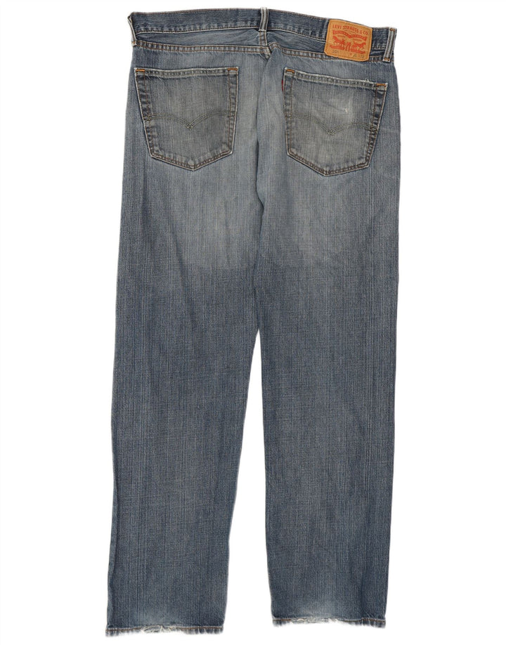 Męskie jeansy Levi's 505 Straight W34 L32 Niebieskie bawełniane