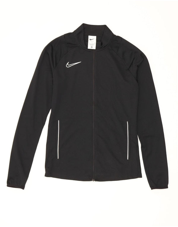 Damska kurtka dresowa Nike Dri Fit UK 10, mała, czarna, poliestrowa, sportowa