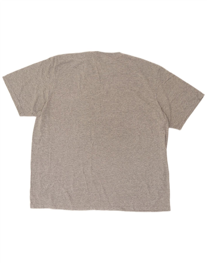 Męski T-shirt z grafiką Russell Athletic Top 2XL w kolorze szarym