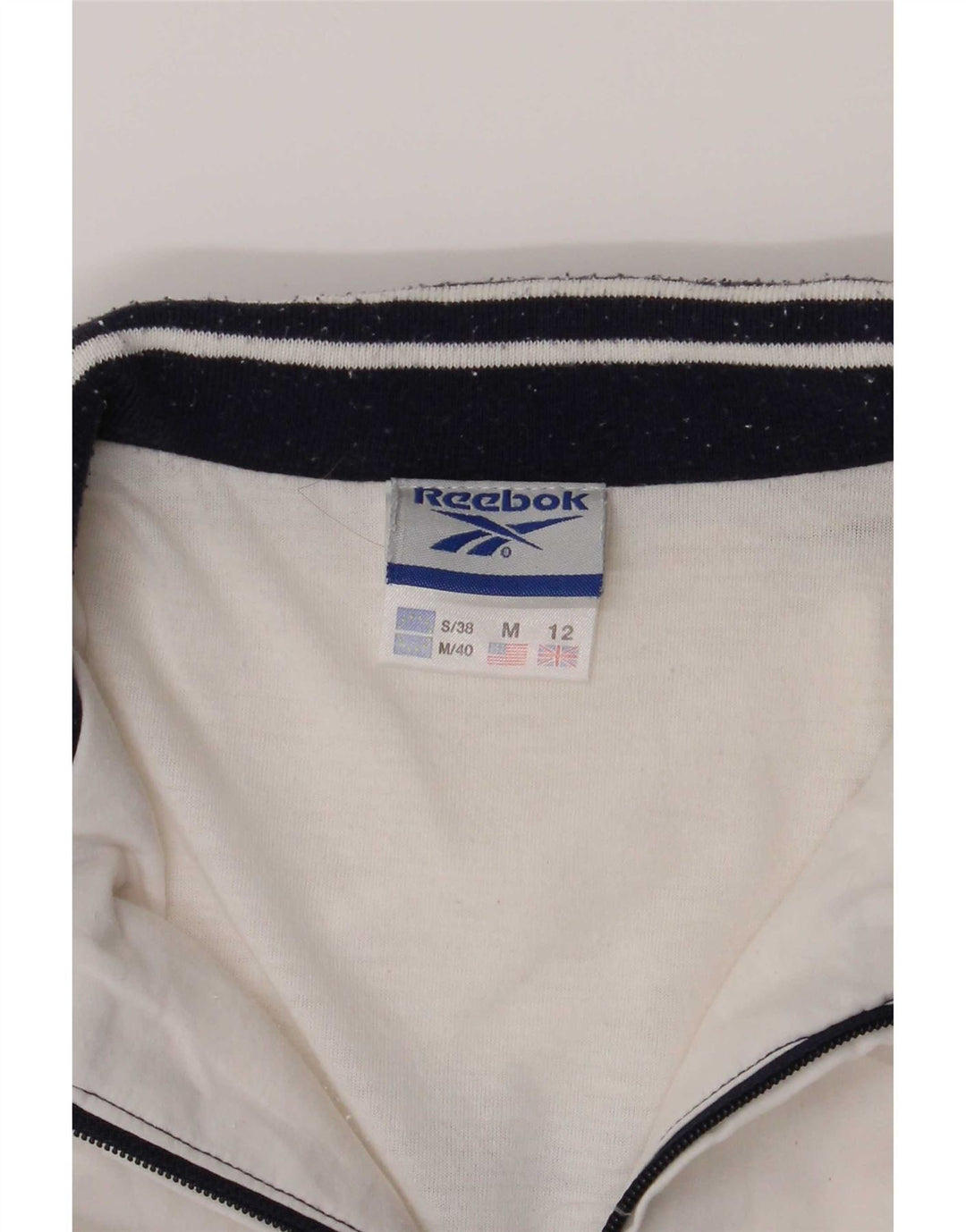 Damska kurtka dresowa Reebok UK 12, średni granat, blok kolorów