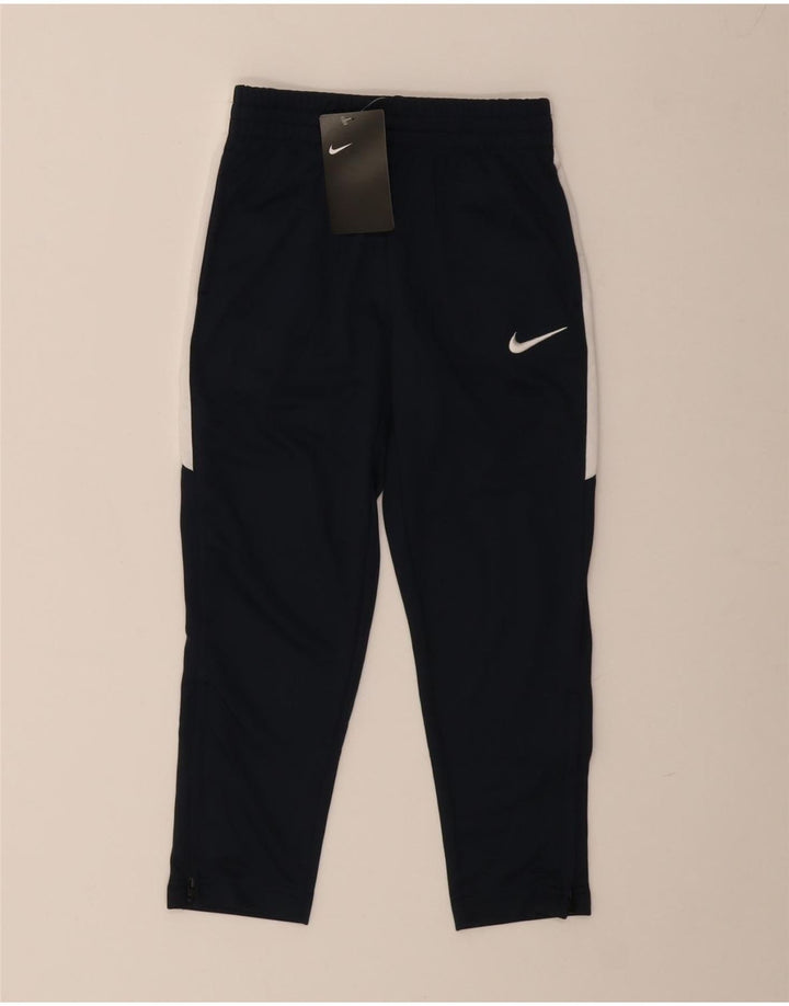 Chłopięce spodnie dresowe Nike 5-6 lat, średni granatowy kolor z blokami