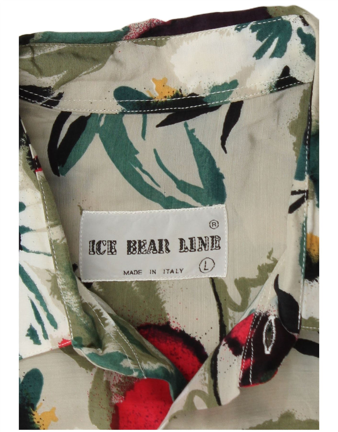 VINTAGE Mens Short Sleeve Shirt Large Multicoloured Floral Viscose