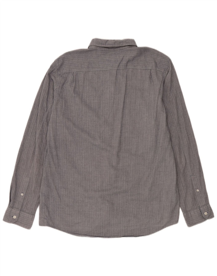 Koszula męska Jack Wills o klasycznym kroju, duża, niebieska, bawełniana w jodełkę