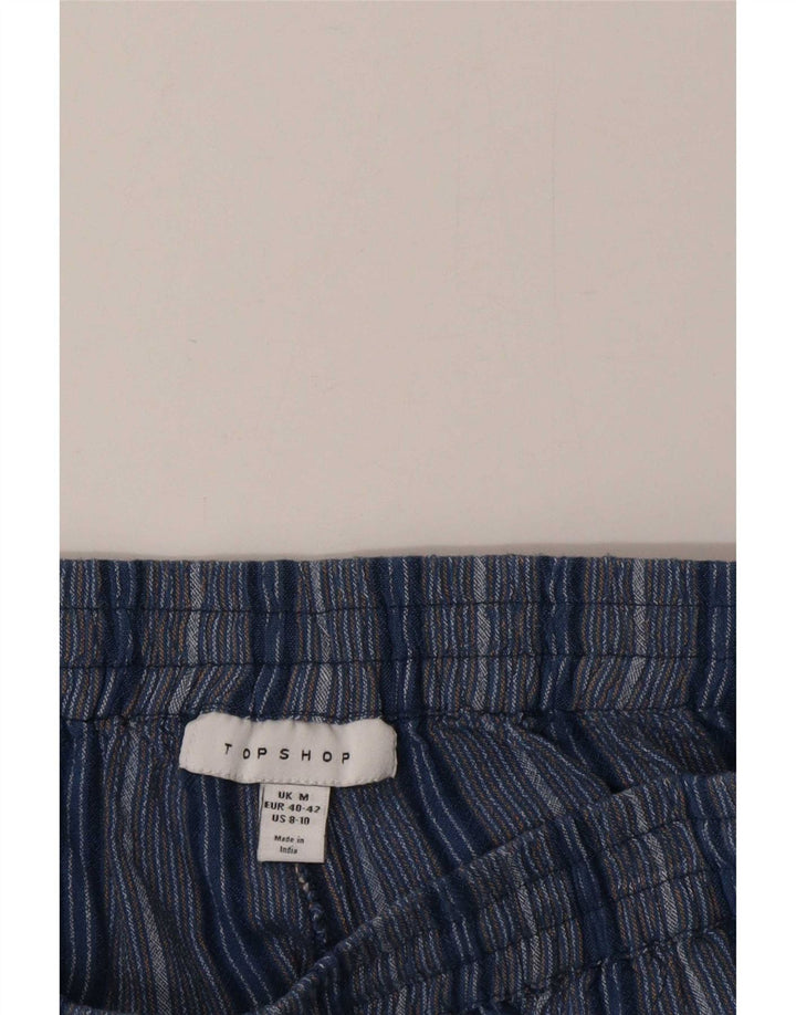 Damskie spodenki codzienne Topshop średnie W28 w niebieskie paski
