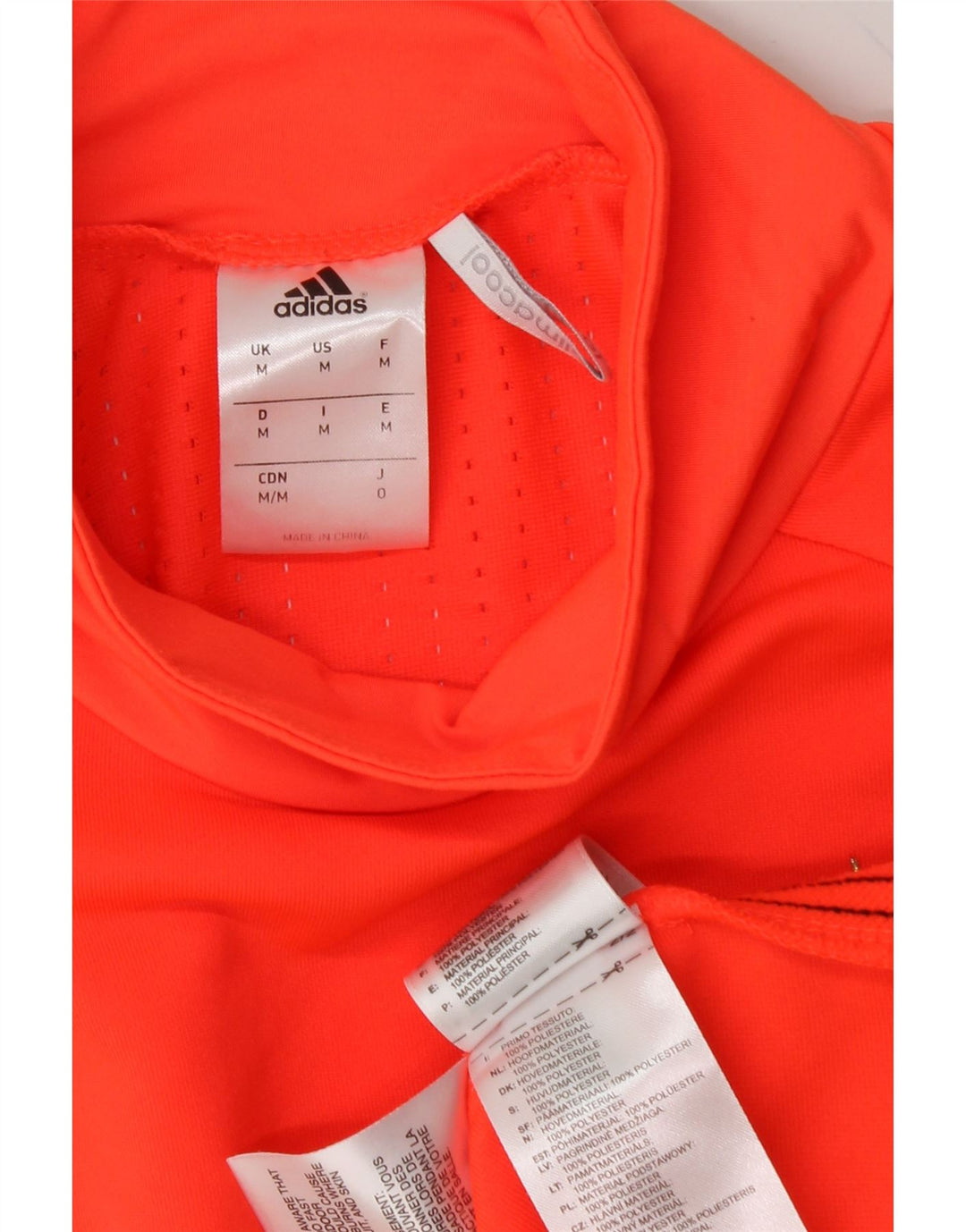 Męska koszulka ADIDAS FC Bayern Munchen z długim rękawem, średni pomarańczowy poliester