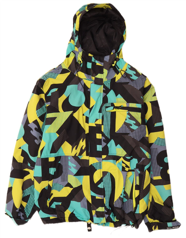 Męska kurtka wiatrówka BILLABONG UK 38, średnia, wielokolorowa, geometryczna