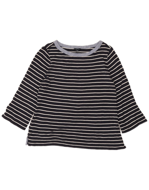Damski top Nautica z rękawem 3/4, UK 18 XL, bawełniany w granatowe paski