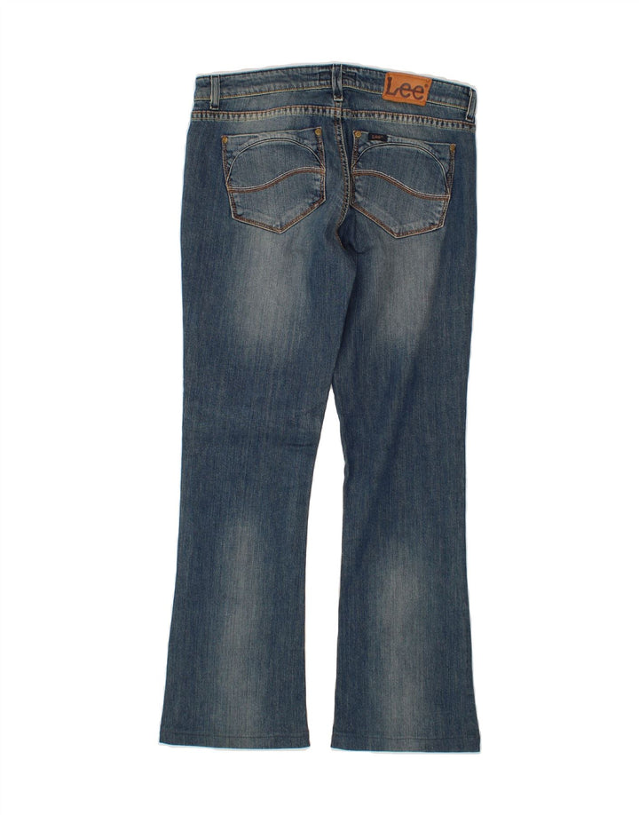 LEE Womens Bell Flared Jeans W30 L30 Navy Blue Cotton Vintage Lee and Second-Hand Lee from Messina Hembry 