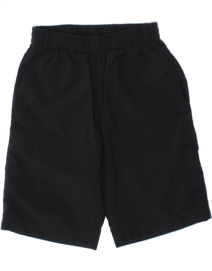 NIKE Boys Graphic Sport Shorts 8-9 Years Small Black Polyester Vintage Nike and Second-Hand Nike from Messina Hembry 