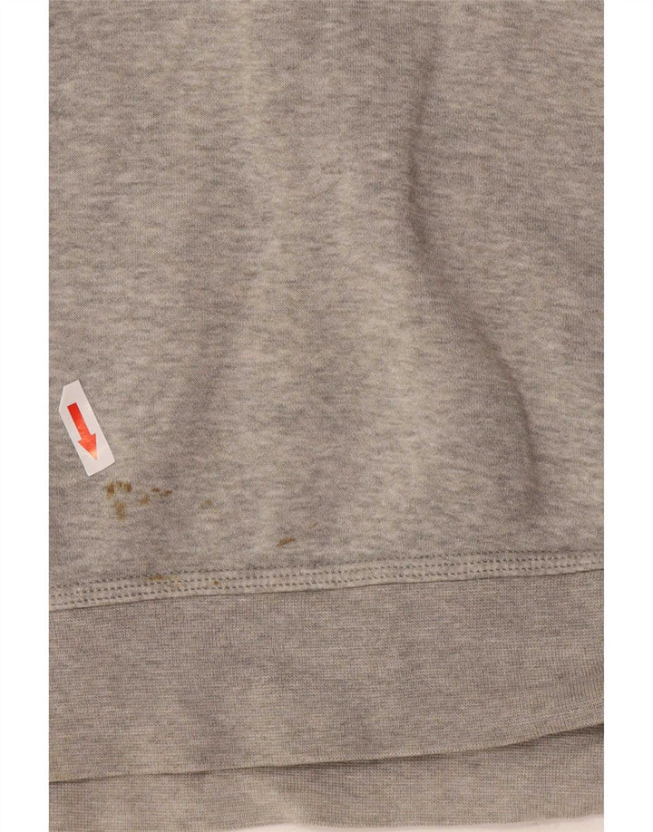 Męska bluza dresowa Nike, duża, szara, nakrapiana bawełna