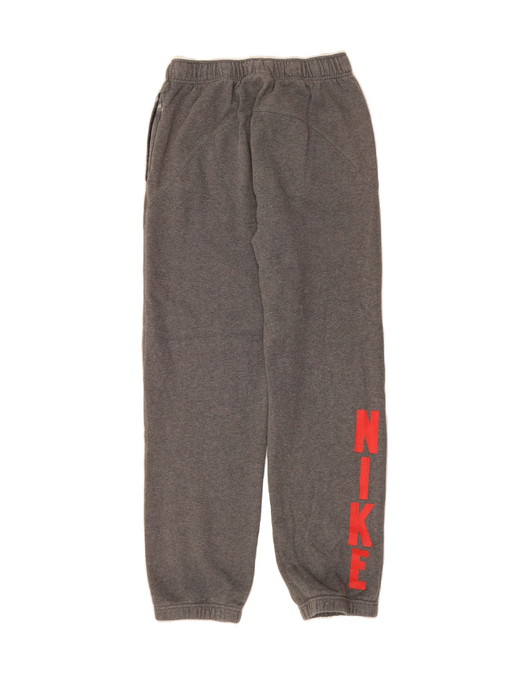 NIKE Mens Graphic Tracksuit Trousers Joggers Small Grey Cotton Vintage Nike and Second-Hand Nike from Messina Hembry 