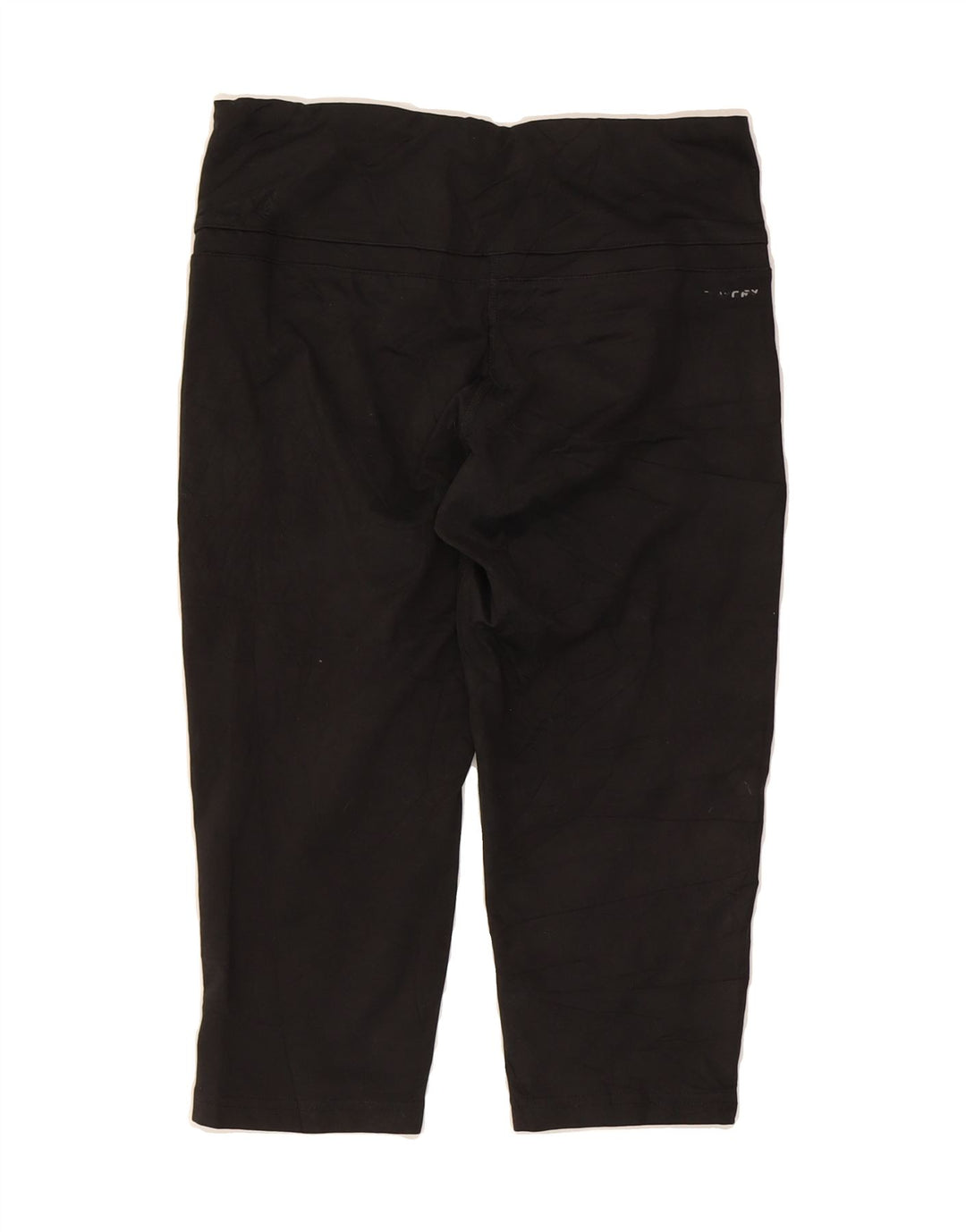 REEBOK Womens Capri Tracksuit Trousers UK 8 Small Black Polyester Vintage Reebok and Second-Hand Reebok from Messina Hembry 