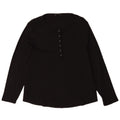 Marks & Spencer Damski top z długim rękawem, UK 22 3XL, czarny, bawełniany