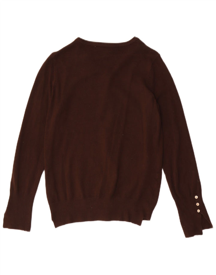 Sweter damski Zara UK 12 Średni brązowy wiskoza