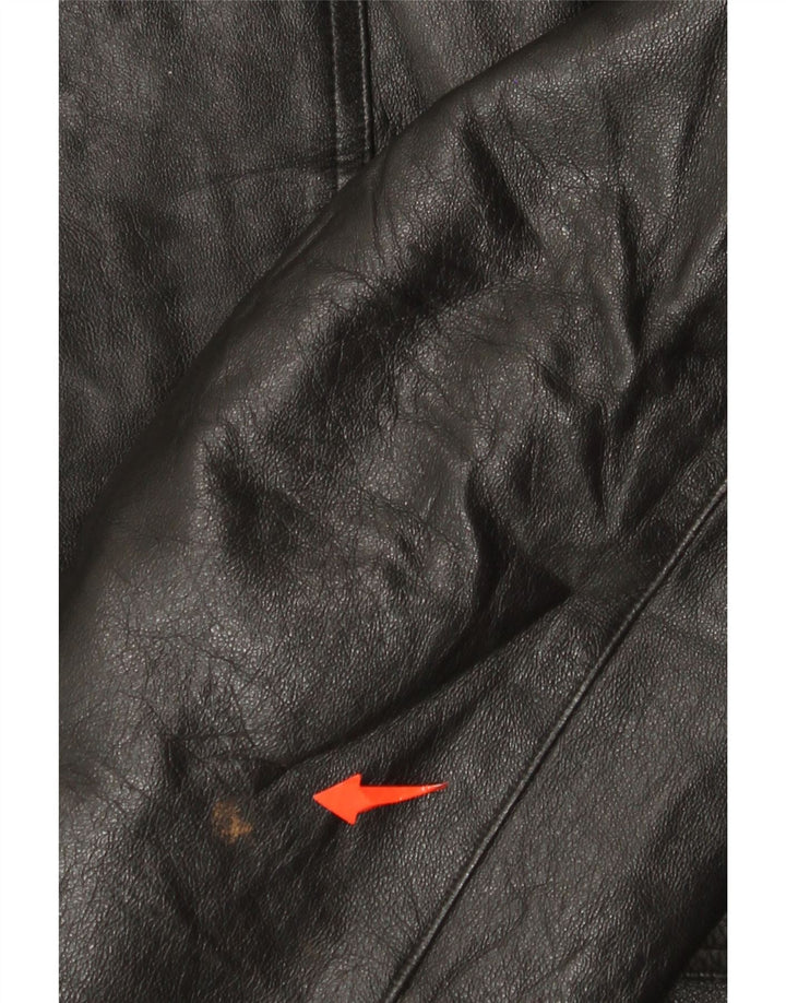 Indios męska kurtka skórzana IT 52 XL czarna skóra