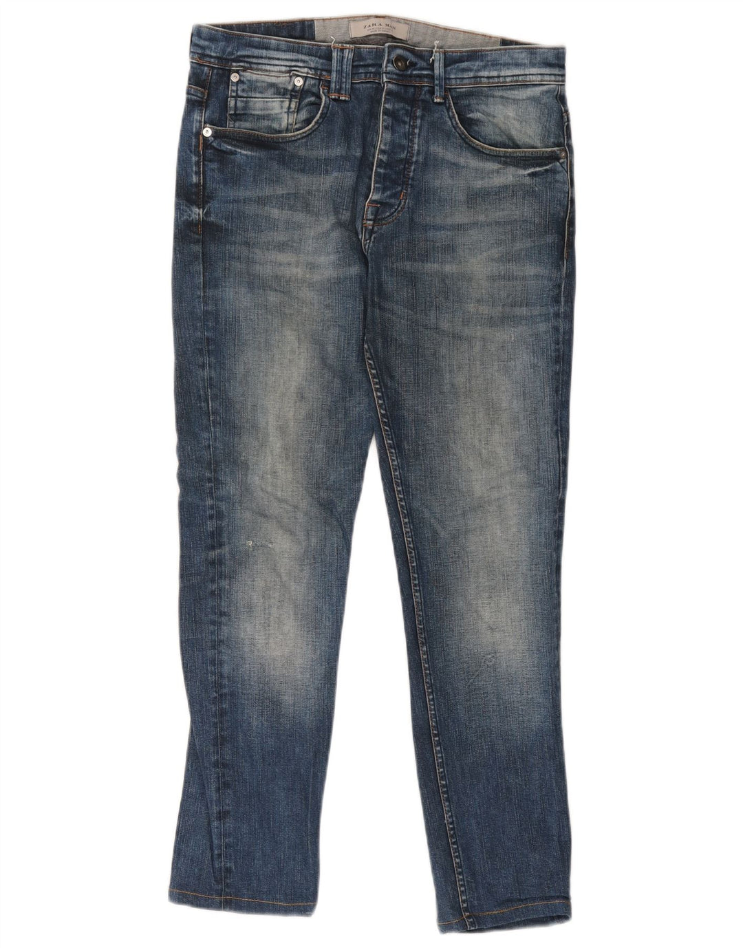 Męskie jeansy obcisłe Zara EU 40 Medium W31 L27 Niebieskie
