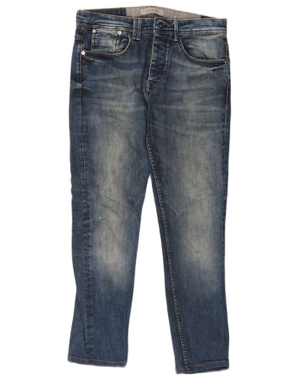 Męskie jeansy obcisłe Zara EU 40 Medium W31 L27 Niebieskie