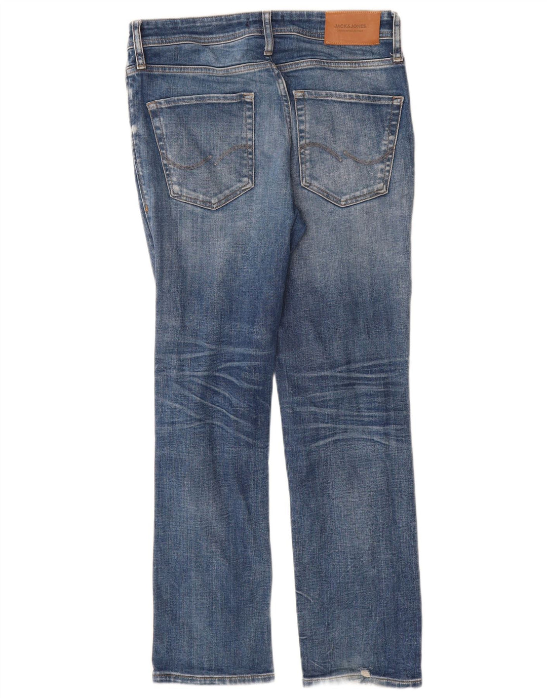 Męskie jeansy typu slim Jack & Jones W30 L30 Niebieskie, bawełniane