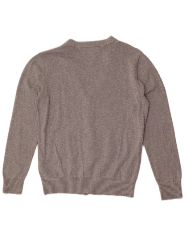 Sweter chłopięcy Tommy Hilfiger kardigan 13-14 lat, szary, bawełniany w plamki