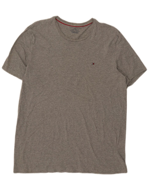 T-shirt męski Tommy Hilfiger Top XL, szary, nakrapiany, bawełniany