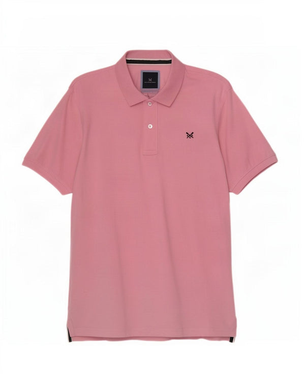 Crew Clothing Męska koszulka polo 2XL Różowa bawełna