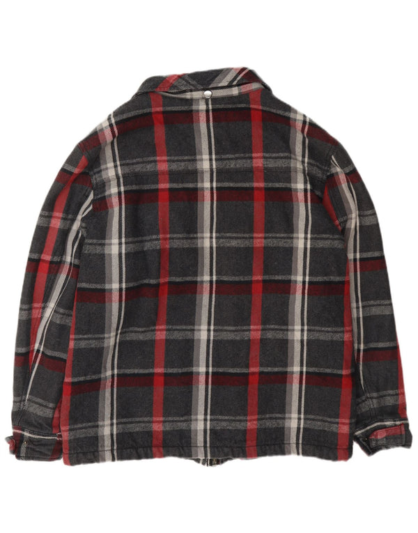 Kurtka męska Dickies Sherpa Utility UK 40, duża, wielokolorowa, bawełniana w kratę