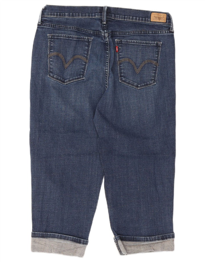 Damskie jeansy Capri LEVI'S US 12 Large W32 L19 Granatowa bawełna