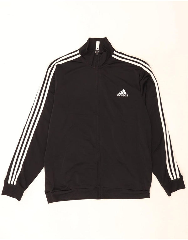 Adidas Męska bluza dresowa UK 48/50 XL Czarny poliester