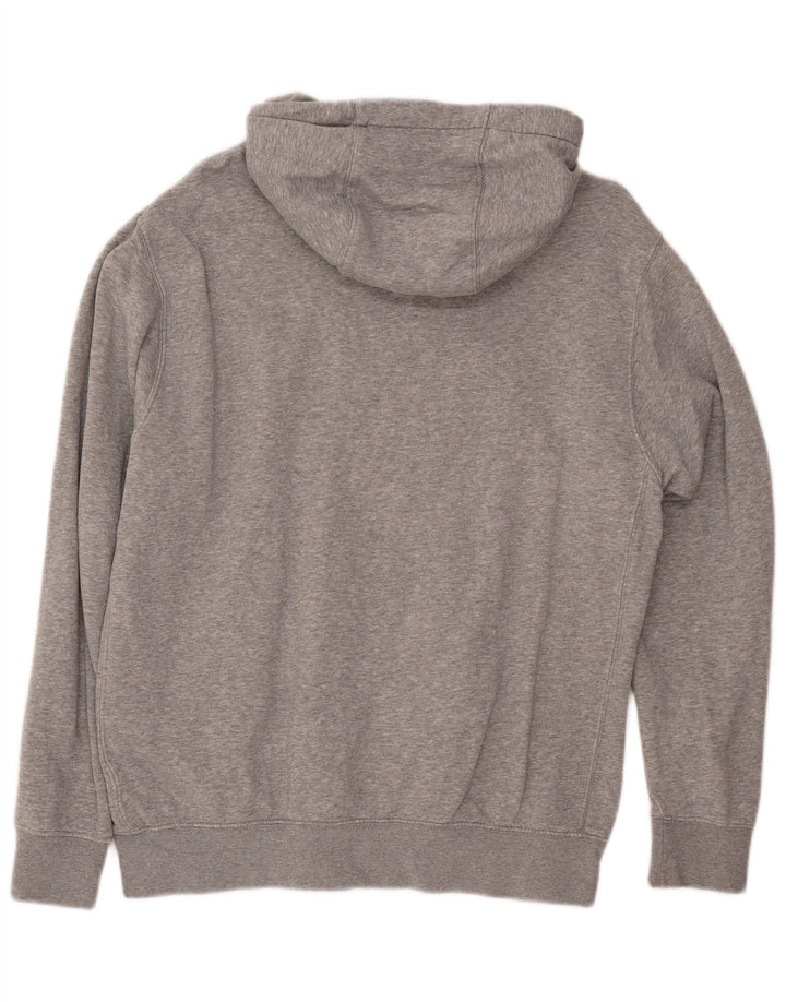 Męski sweter z kapturem Nike Graphic, średnioszary, bawełniany