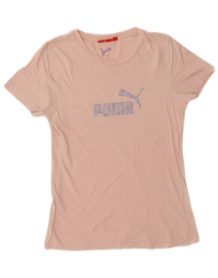 Damska koszulka z grafiką Puma Top UK 12, średni róż