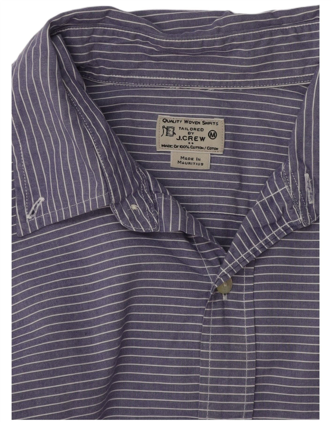 Koszula męska J. CREW, bawełniana, w ciemnofioletowe prążki