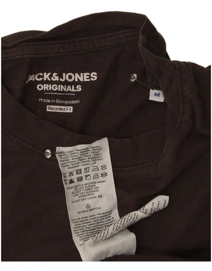 T-shirt męski Jack & Jones o swobodnym kroju, średnioszary, bawełniany